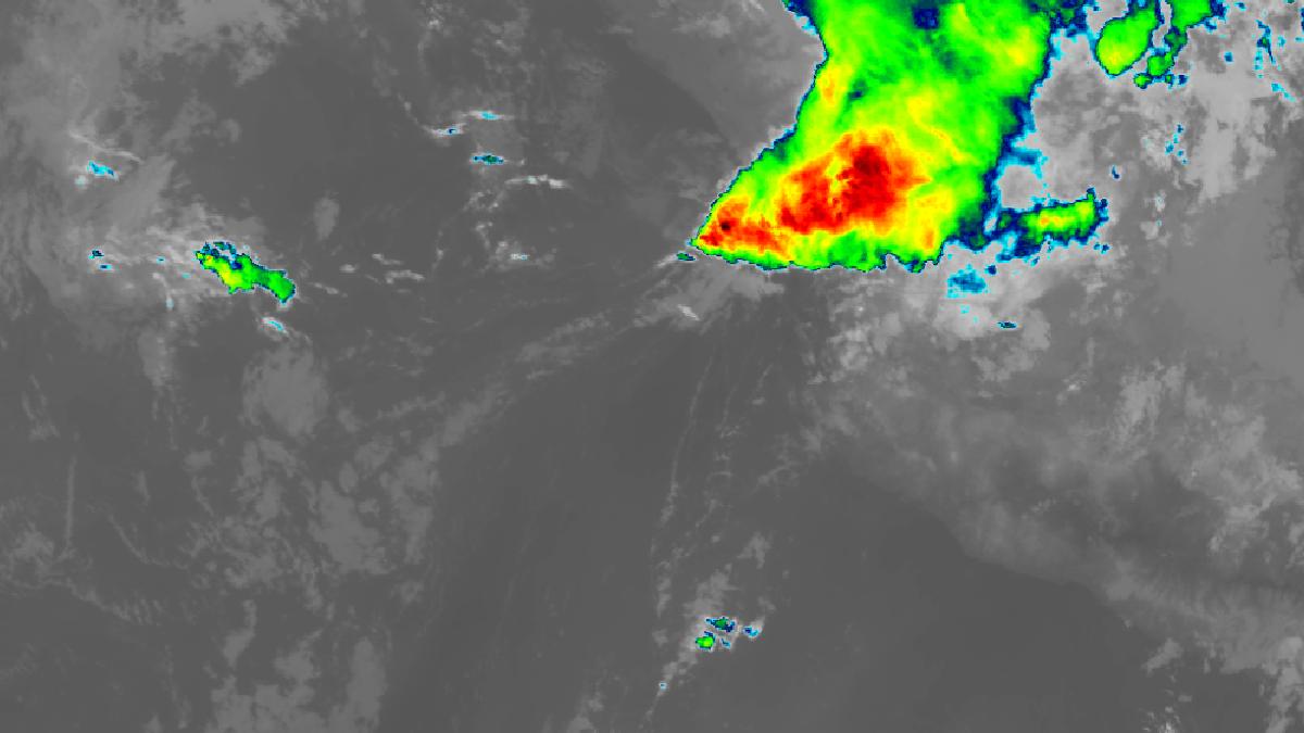 Vance: depresión tropical · 46 km/h · Pacífico oriental · frente a México
