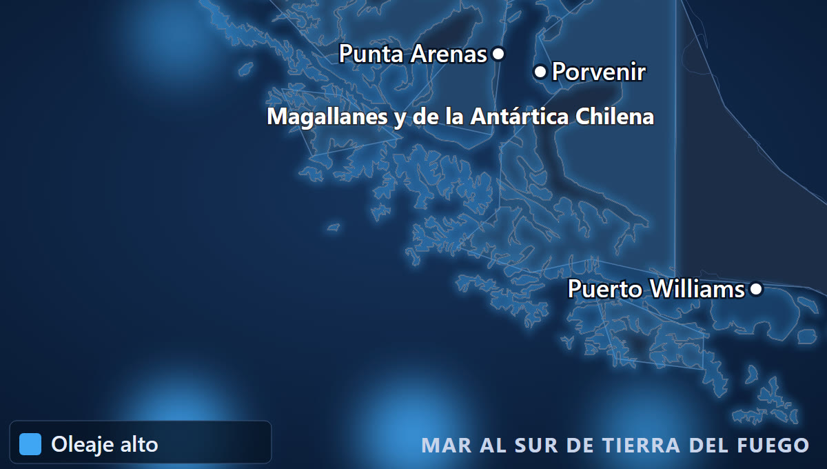 Fuerte oleaje austral · Extremo sur de Chile, Cabo de Hornos